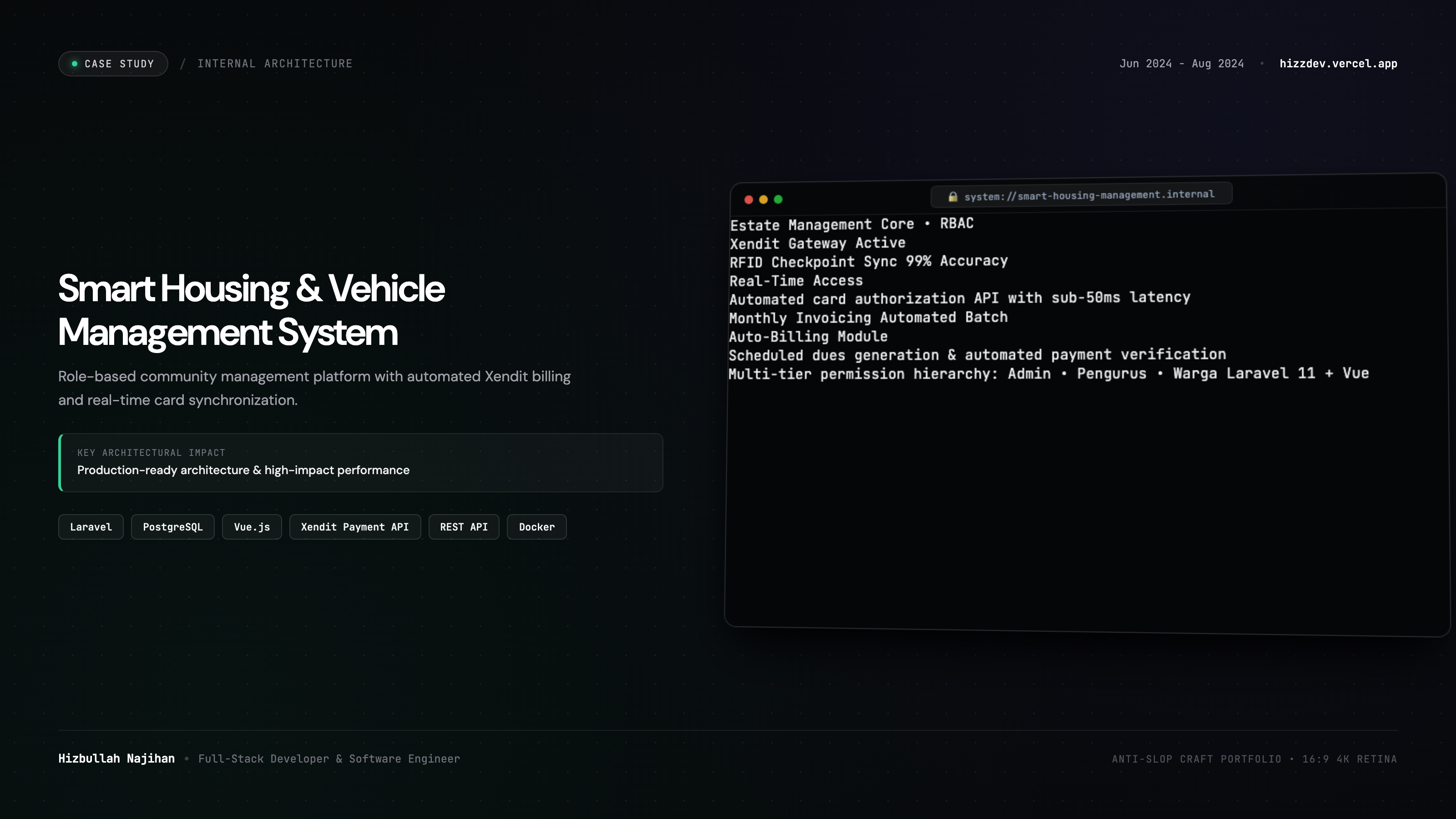 Smart Housing & Vehicle Management System